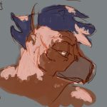 Color exploration on an STEEL CITY, VEILED KINGDOM novel character with vitiligo. Character © Danielle Williams