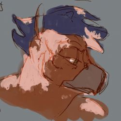 Color exploration on an STEEL CITY, VEILED KINGDOM novel character with vitiligo. Character © Danielle Williams