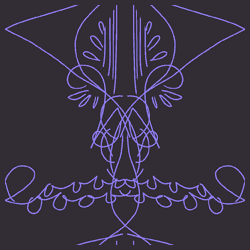 Infinite Tiling Pattern "Cyber Purple Elegance" in grey and cyber purple