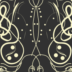 Large CyberTile Hornet Ying Yang