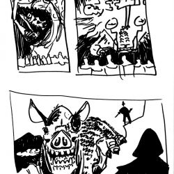 Sharpie compositions with giant monsters