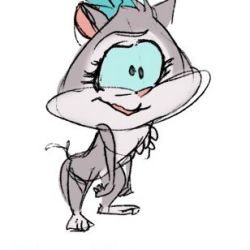 A very bewildered looking Moxie Kitten